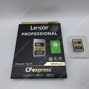 렉사 Professional CFexpress Type A 160G 골드 메모리카드