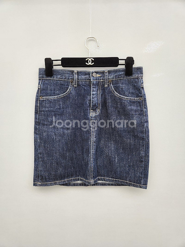 C.K Jeans 캘빈클라인진 데님스커트/한섬 타임 마...--0