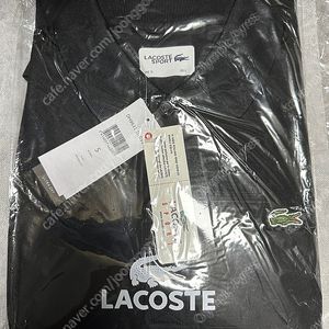 신품 - 라코스테 코리아 정품 반팔 폴로 티셔츠 셔츠 카라 티 (블랙) US L 5호 DH9631 동일드방레 (옷걸이5개 그냥 같이 드림)