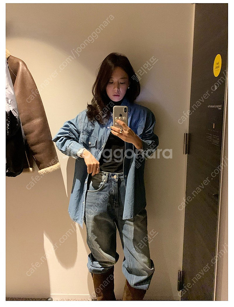 프레쉬라벨 웨스턴 데님셔츠(새상품)--5