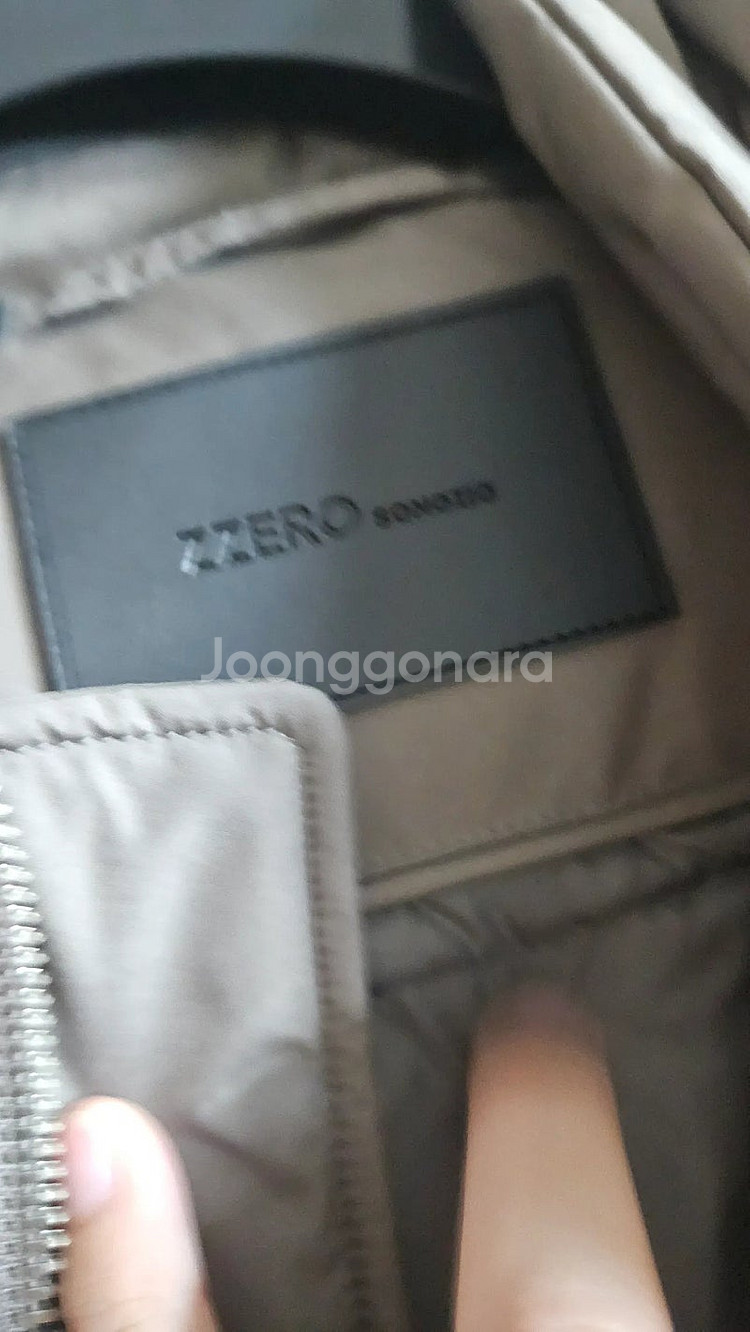 송지오옴므 지제로 패딩 항공자켓 봄버 점퍼 후드 정품 ...--1