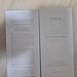 프란츠 선크림 새상품