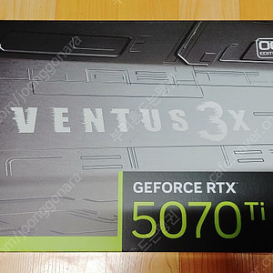 MSI RTX 5070ti 벤투스 ddr7 16gb 팝니다.