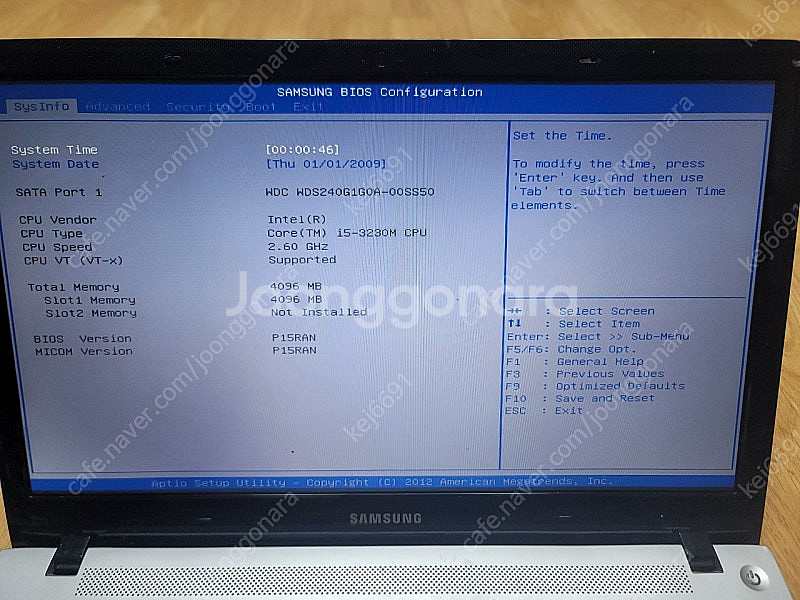 nt370r5e 정상작동. 부품용으로 판매--4