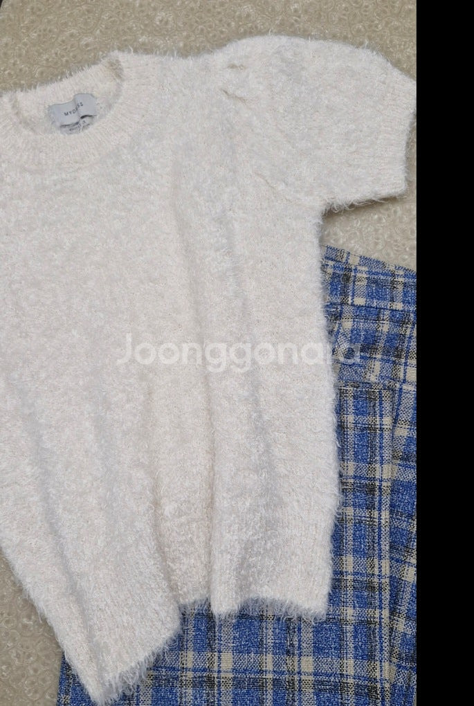 보글보글 아름다운 솔잎사 털빠짐없이 크림바닐라 셔츠블라...--0