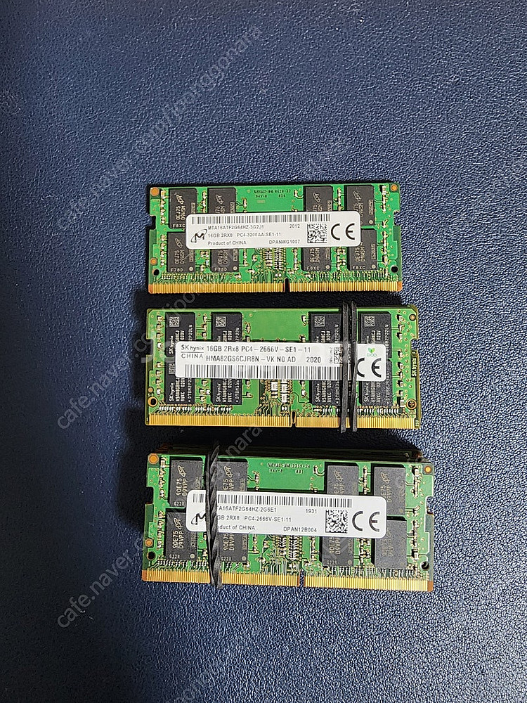 노트북용 메모리 램 DDR4 16GB 10개 개당3만~...--0