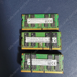 노트북용 메모리 램 DDR4 16GB 10개 개당3만~3.5만 (2400~3200MHz) 팝니다.