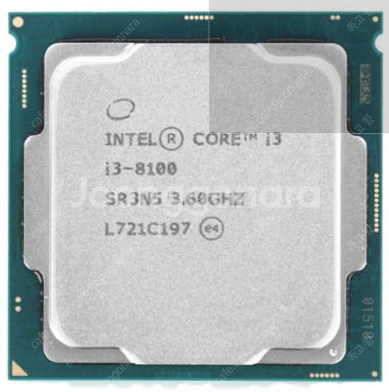 i3-8100 CPU팝니다.--0