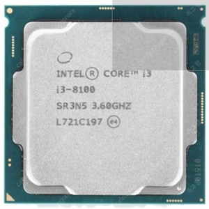 i3-8100 CPU팝니다.