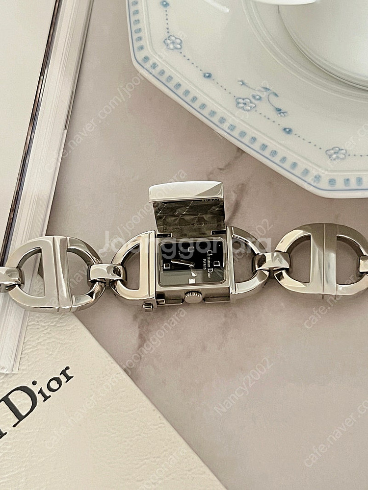Christian Dior 판디오라 메탈 브레이슬릿 디...--3