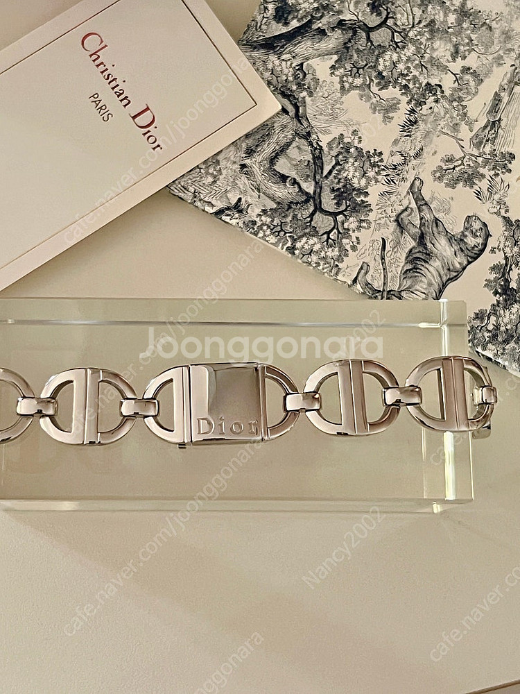 Christian Dior 판디오라 메탈 브레이슬릿 디...--6