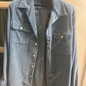 폴로 랄프로렌 코듀로이 캠프셔츠 m사이즈 (새상품)