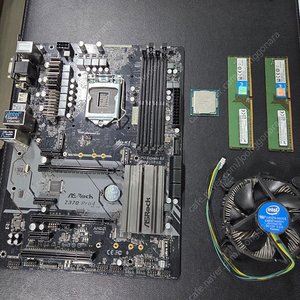 i5 8400 + Z370 Pro4 + 램 16GB + 쿨러