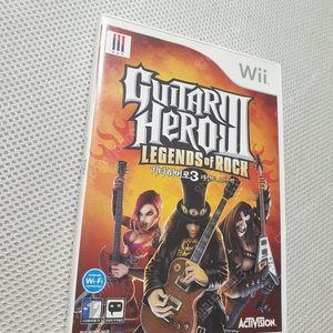 [닌텐도 위] 어댑터와 케이블/ 기타히어로3/ 위피트 Wii Fit 씨디 3개 / 위피트 Wii Fit Plus 씨디 2개 / 눈차크 블랙 4개 RVL-ASM-4 / 센서바 7개