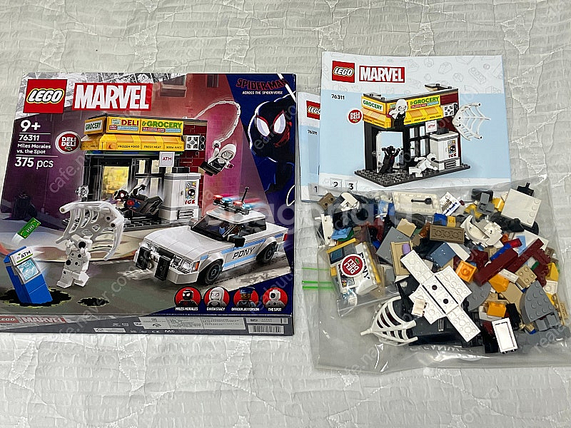 레고 마블 75311 스파이더맨 스팟 대 마일즈 어크로스 더 유니버스 미피없는 벌크--0