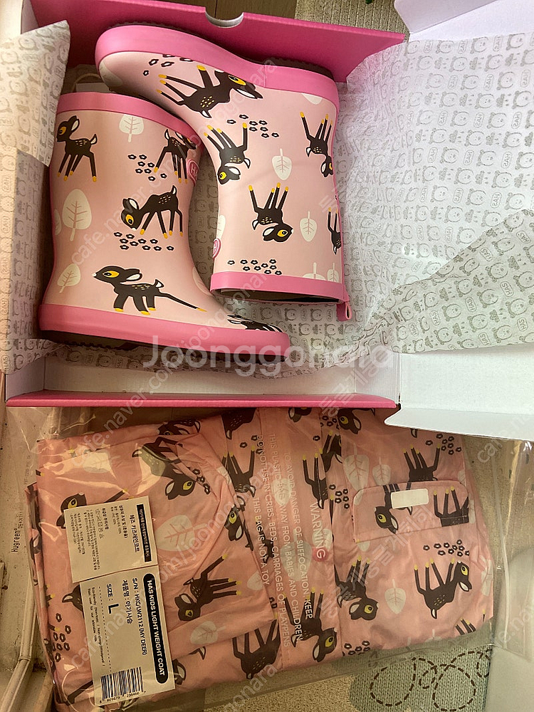 헤즈(has) 장화 레인부츠 /헤즈 우비 팝니다(새상품...--0