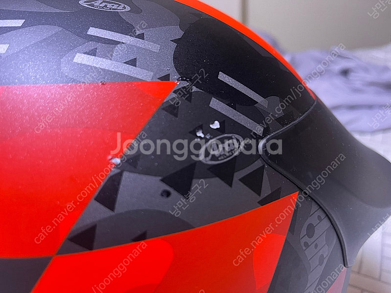 아라이 아스트로 GX 체커 레드 헬멧 라지 사이즈--5
