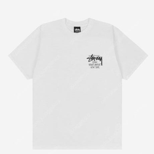 스투시 스탁 도버 스트리트 마켓 뉴욕 티셔츠 화이트 2023 Stussy Stock DSM New York T-Shirt White 2023 스몰사이즈