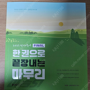 2025 선재국어 한권으로 끝장내는 마무리