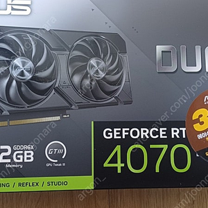 ASUS DUAL 지포스 RTX 4070 SUPER O12G EVO OC D6X 12GB 인텍앤컴퍼니