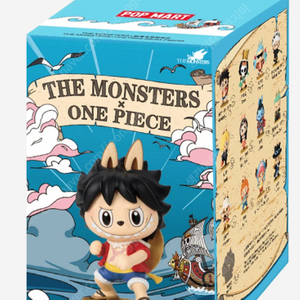 팝마트 라부부 더 몬스터즈 x 원피스 시리즈 피규어 미개봉 랜덤박스 (1개입) Pop Mart Labubu The Monsters x One Piece Series Figures