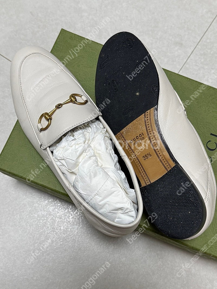 구찌 조르단 로퍼 화이트 36.5 가격내림--2