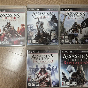 플스3(PS3) 어쌔신크리드 5종 일괄 판매합니다.