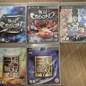 플스3(PS3) 무쌍 5종 판매합니다.