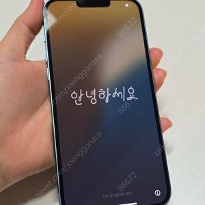 아이폰 14 플러스 스카이블루 256기가 (배터리 99%, 미국 직구폰)