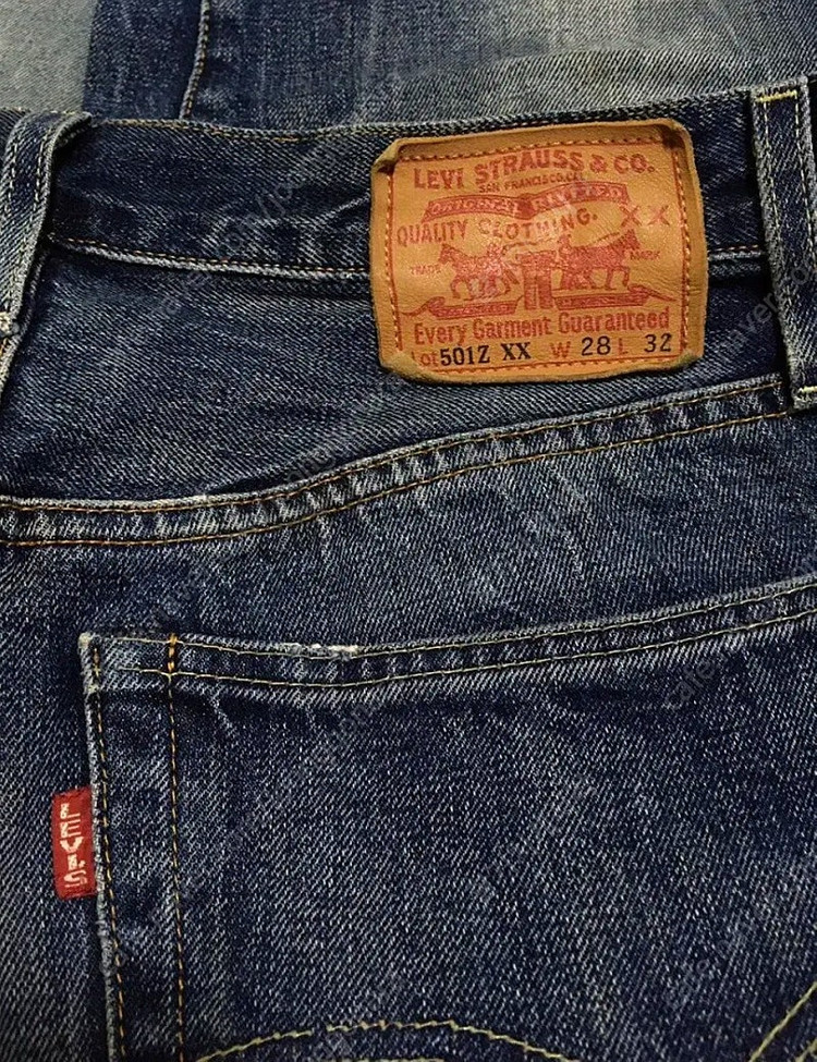 LVC 54501 중청 워싱진 28사이즈 팝니다. 이미지