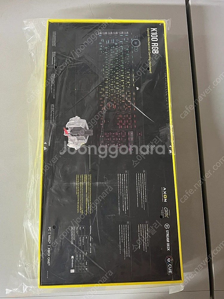 CORSAIR K100 RGB 키보드 미개봉 국내정발--1