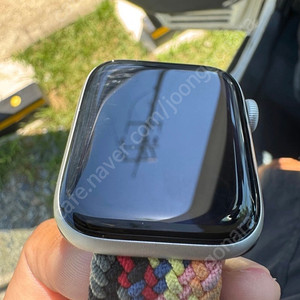 애플워치6 44mm 실버 셀룰러+gps