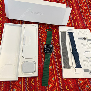 애플워치10 46mm gps 풀박스 + 스트랩2