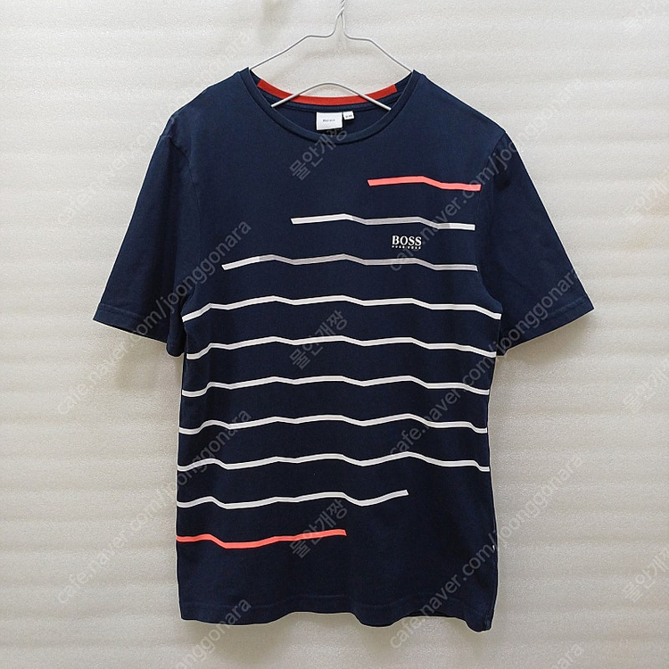 택포 정품 휴고 보스 얇은 라운드 반팔 티 남아 아동 12Y 사랑봉봉 이미지