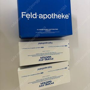 펠드 포어핏워터 2개+화장솜 일괄