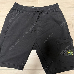 스톤아일랜드 24ss 코튼플리스 카고버뮤다 반바지 (실착 2회)