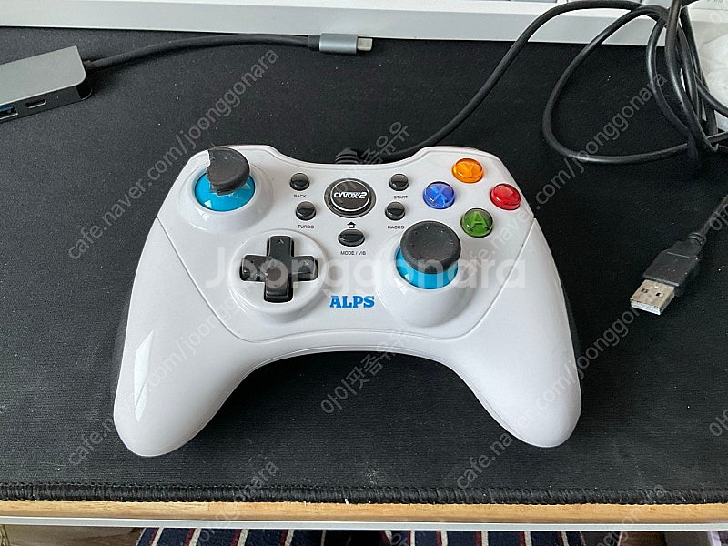 조이트론 싸이복스2 게임패드 JTPC-123, 아날로그...--0