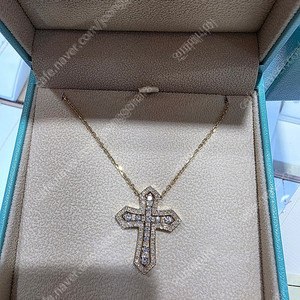 추성훈 18k 랩다이아 금목걸이