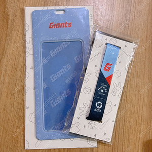 롯데자이언츠 미키 랜야드 & 티켓홀더(새상품)