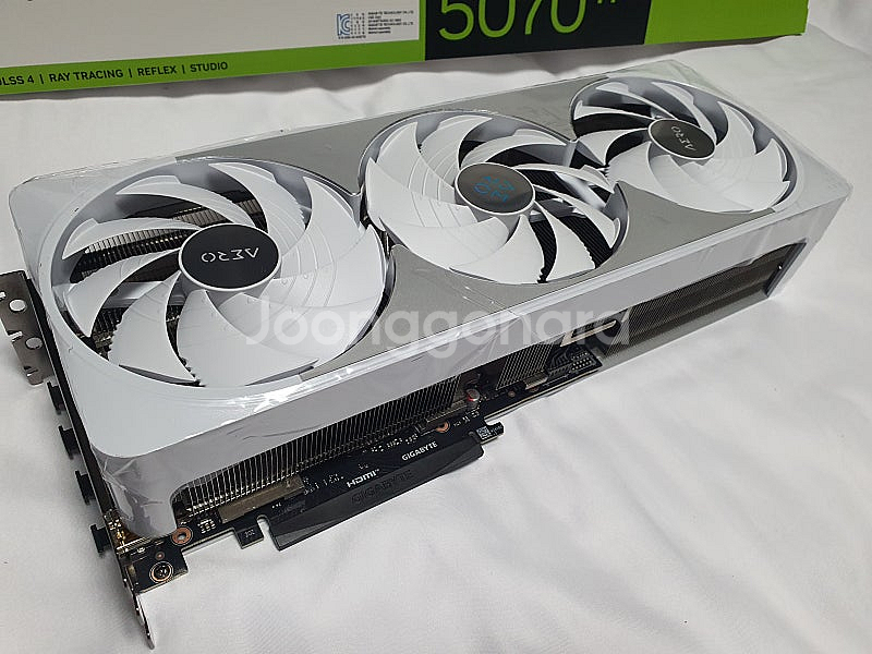기가바이트 5070ti aero 미개봉--5