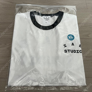 아이앱 이스테블리시드 티셔츠 화이트 블랙 L , XL 사이즈 판매 (대구)