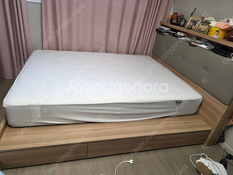 대구 서구 장인가구 서랍형 침대 (매트리스포함)--0