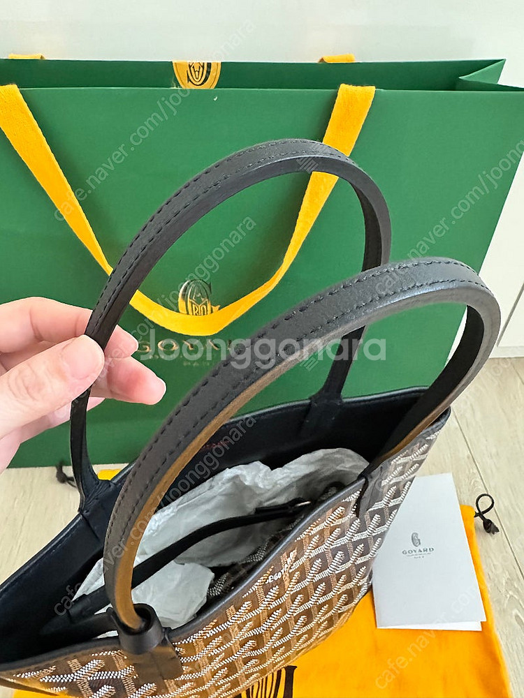 고야드 미니앙주 블랙 팝니다--2
