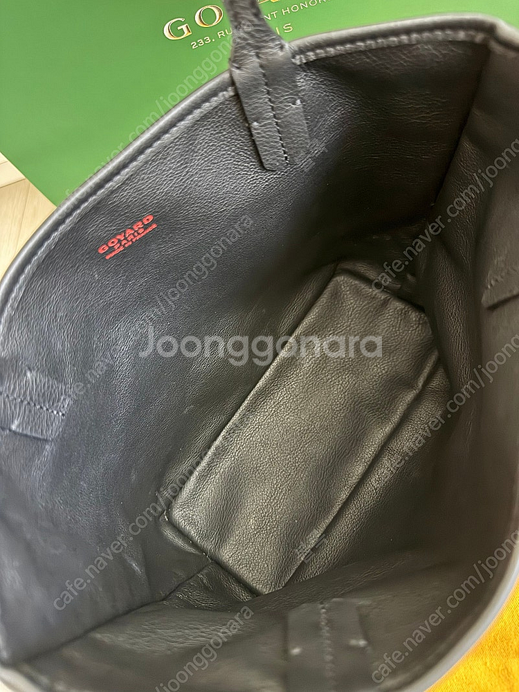 고야드 미니앙주 블랙 팝니다--3