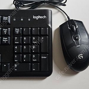 로지텍 키보드 K120 + 마우스 G100S 일괄 판매. 1만5천원.