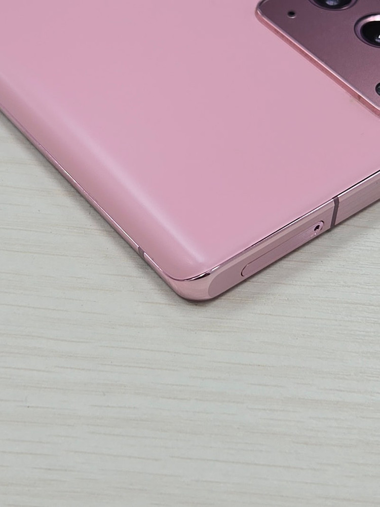 갤럭시 노트20 핑크색상 256용량 외관새상품컨디션 초S급 꿀매무 단말기 17만 판매합니다 이미지