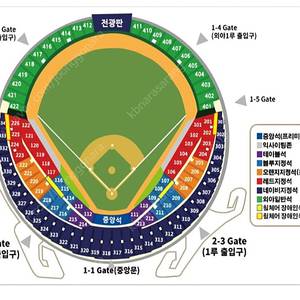 [LG트윈스 vs 두산] 8/5(화) 1루 316블록 4연석