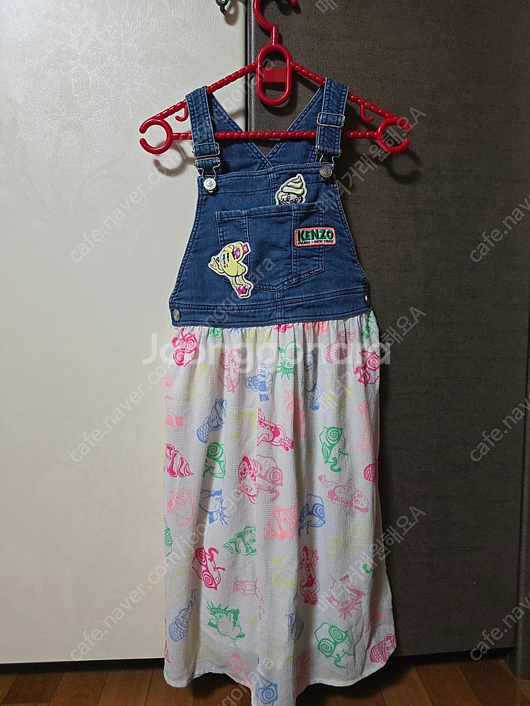 겐조 키즈 데님 원피스 8A--0