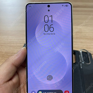 갤럭시 S25 엣지 자급제 아이스블루 512G 팝니다.