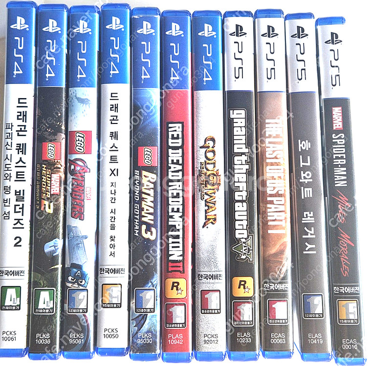 PS4 레데리2 1.8 / 갓오브워2 1.0 / PS5...--0